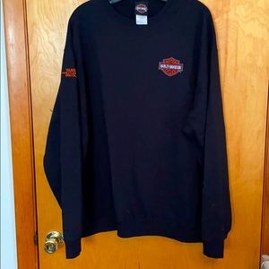 Harley-Davidson Crewneck Embroidery Sweatshirt